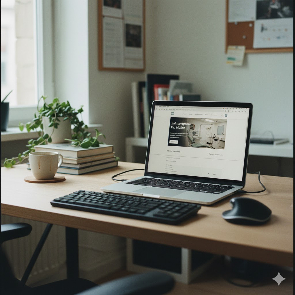 Moderne Zahnarztpraxis Website